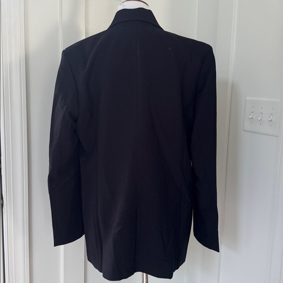 NWT Anthropologie BARDOT Odyssey Black Button Front Blazer Size 6 - Picture 6 of 9